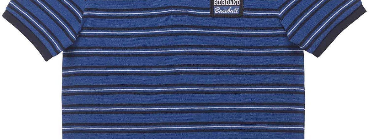 Polo T-Shirt manufacturers | Navy blue striped polo t-shirt